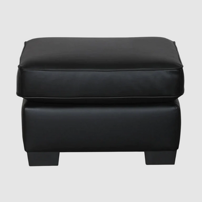 Metro Leather Ottoman