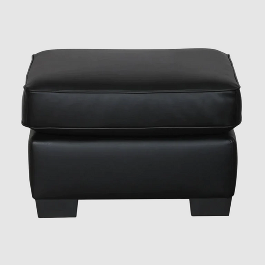Metro Leather Ottoman