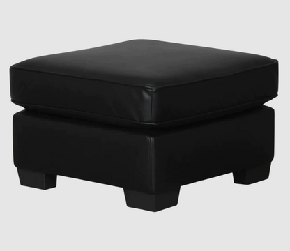 Metro Leather Ottoman