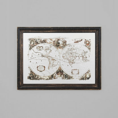 Mirrored World Map - Wall Hanging