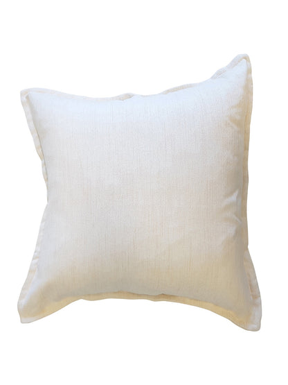 Cushion Cover Plain Cream Double Sided with A 2cm Flange