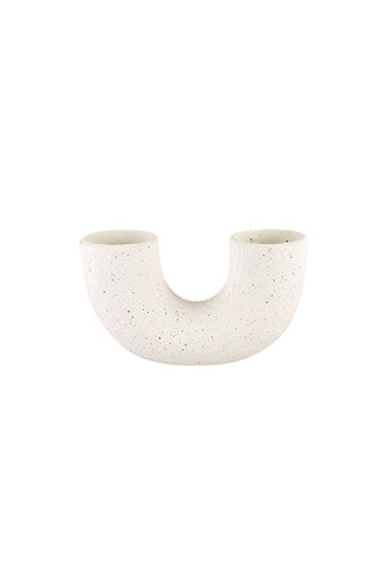 Mia Off-White Pipe Vase